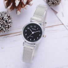 Load image into Gallery viewer, Simple silver Quartz watch