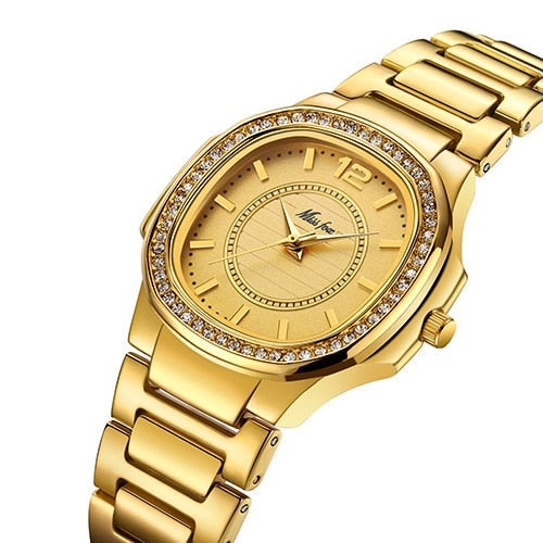 Wrist Watches For Women Stainless Steel Gold Female Watch