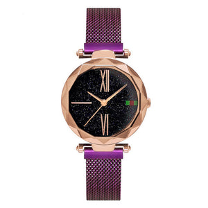 Luxury Purple Female Watch